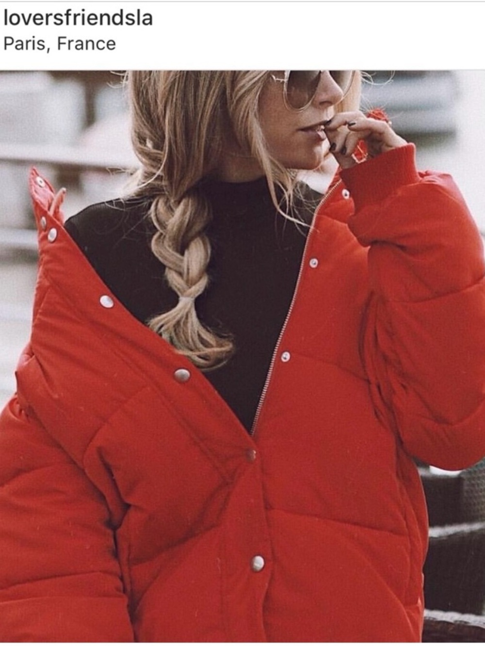Lovers + Friends Red summit Puffer Jacket